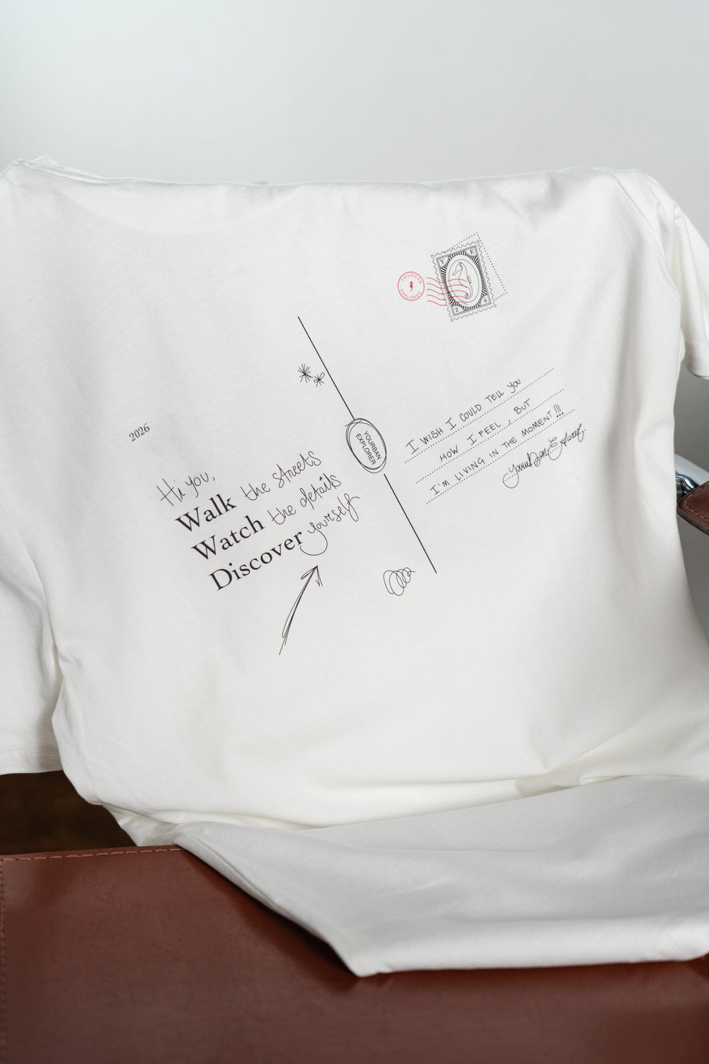 POSTED TEE WHITE
