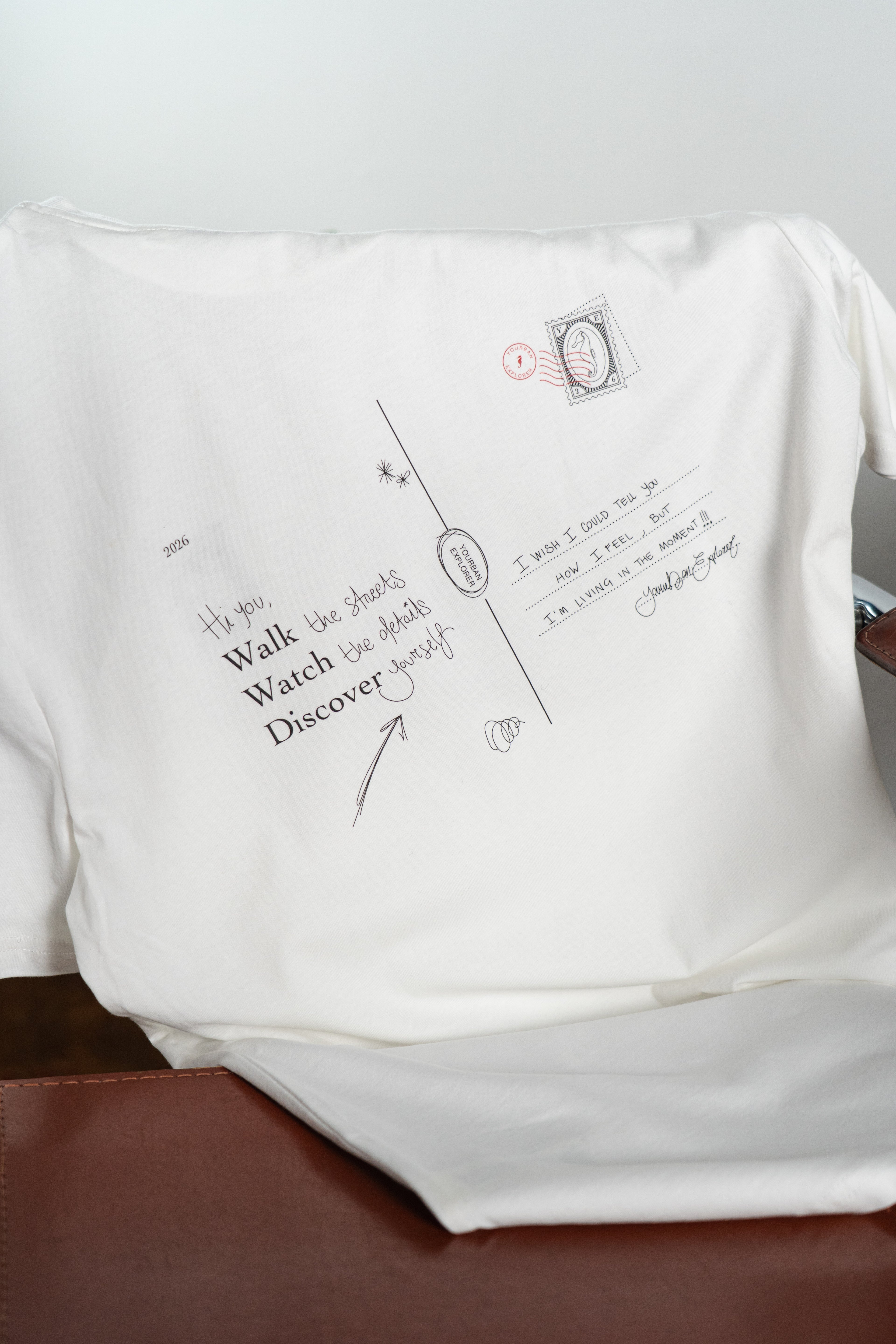 POSTED TEE WHITE