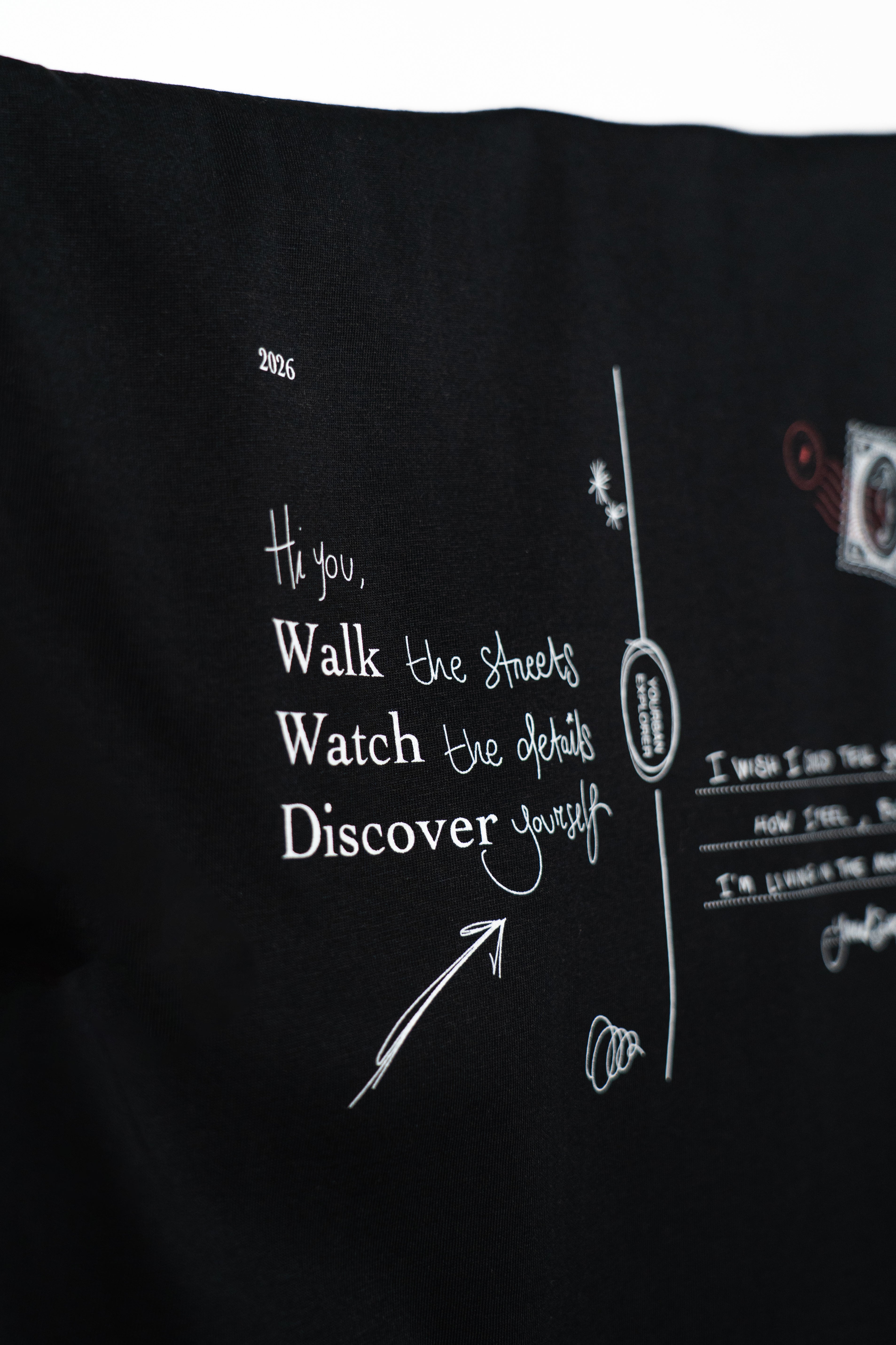 POSTED TEE BLACK